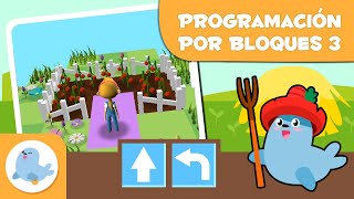👧 PROGRAMACIÓN por BLOQUES para niños ​🤖 Episodio 3 ⏫ Hacia delante y hacia la izquierda ​⏪​