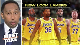 FIRST TAKE | "Luka will deliver an NBA Championship to Lakers and 5th ring for LeBron" - Stephen A.
