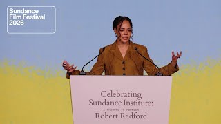 TessaThompson Addresses the Crowd at the 2026 Celebrating Sundance Institute Gala