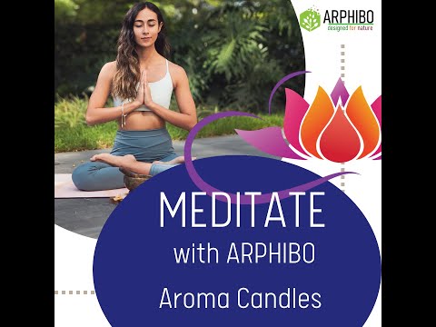 Meditate Relax with ARPHIBO Aroma Candles   #scentedcandles #aromatherapy #candle #candlelightdinner