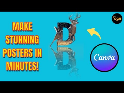 Canva Letter Poster Design Tutorial 🔥 | Make Stunning Posters in Minutes!