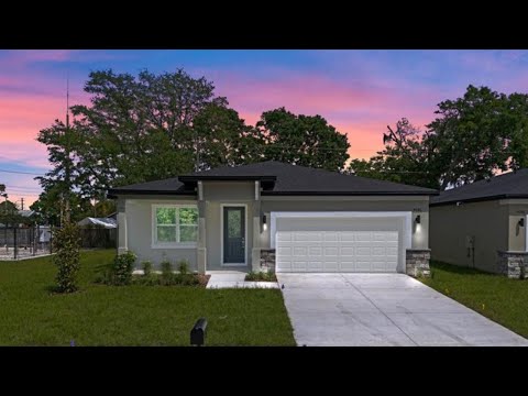 Tour a Beautiful New Florida Home Close to Theme Parks & Airport!