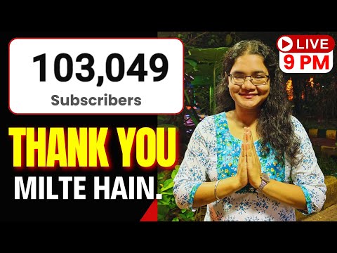 Hamari 100k Members k Family ho Gayi Hai. Didi Ka Thank You Sabko. Milke Celebrate Karenge 🙏🥳