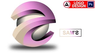 S shaped LOGO Design Photoshop Tutorial 2021 Crash Course, Photoshop cc