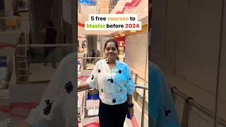 5 free courses to master before 2024