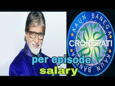 KBC 2017,Amitabh bachchan per episode Income!!!!