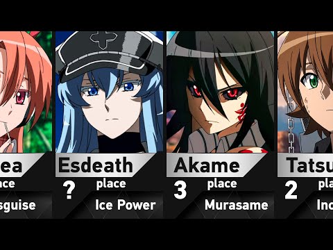 The Strongest Akame ga Kill Characters