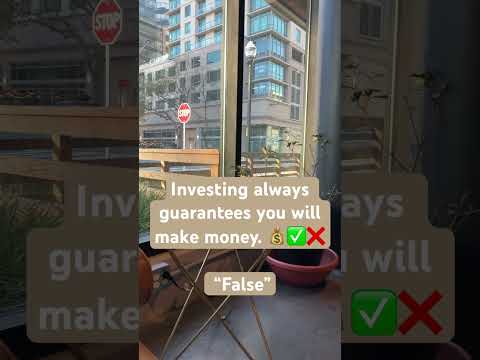 Investing: means putting money at risk