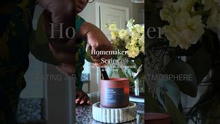 Creating a calm & peaceful environment at home. #contentcreator #homemaking #homemaker #shorts