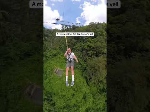 Your sign to take that leap 😉 #canyonswing #hoziersyell #vanuatu