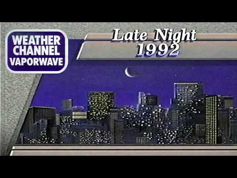 WEATHER CHANNEL VAPORWAVE LATE NIGHT 1992 // VHS Nostalgia Mix