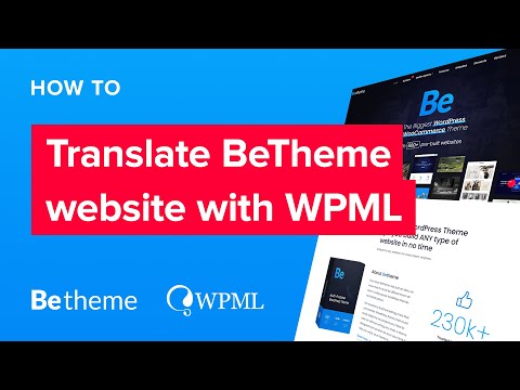 How to quickly translate your BeTheme website using WPML