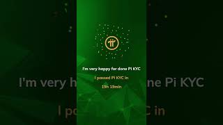 I complete my Pi KYC successfully II #pi #pikyc #pikycverification #minepi