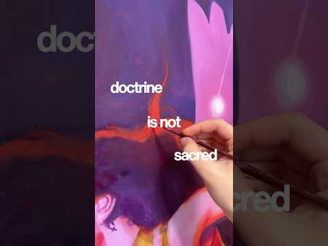 notes on “LAVENDAR SMOKE”… #chappellroan #religioustrauma #exvangelical #oilpainting #queerart