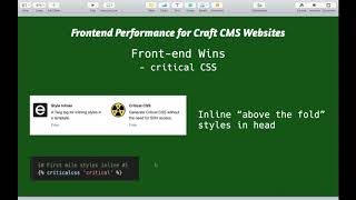 Frontend Performance for Craft CMS Websites