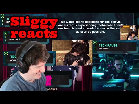 Sliggy reacts to "Sliggy is losing it cause of Tech Pauses | Best of Sliggy Kickoff Part. 1"