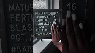 Egg Retrieval Results! #pcos #pcoswarrior #mothertobe #ivfcommunity #ivfjourney #ttccommunity