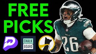 NFL TNF PRIZEPICKS EAGLES GIANTS BEST BETS💥 | PLAYER PROPS Thursday October 9th #nfl
