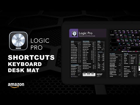 Logic Pro Keyboard Shortcut Desk Mat 🎚️ Must-Have for Music Producers & Audio Engineers!