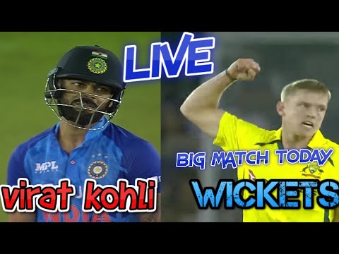 big wicket virat kohli wickets today match highlight india vs Australia big match today live match