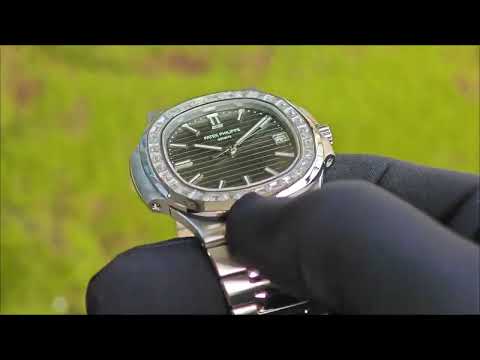 The Ultimate Custom Nautilus 5711: Green Dial & Diamond Bezel