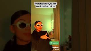 Website where you can watch movies for free✌🏼