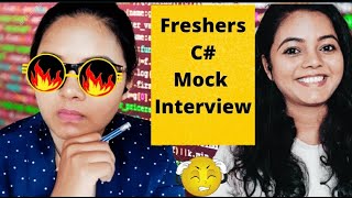 C# MOCK INTERVIEW FOR FRESHERS🤯 | OOPS, ABSTRACTION, INTERFACES, ABSTRACT, STATIC | PART 1