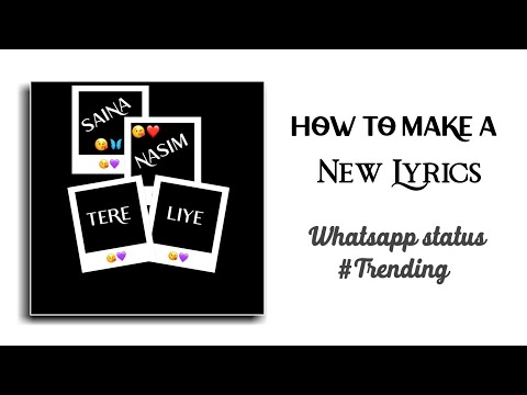 Png lyrics couple status editing | Alight motion status tutorial | Sarang Kahar