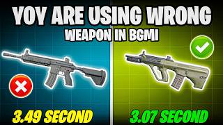 Stop Using the Wrong Gun In BGMI ! M416 vs AUG in BGMI Full Damage & Recoil Comparison | BGMI Tips.