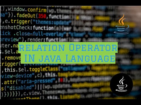 Relation Operator || java Language || Operator of the JAVA || With Example