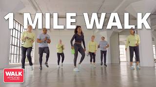 1 Mile Brisk Walk | 15 Minute Walking Workout | Walk at Home