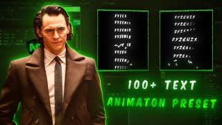 100+ AE Text Animations Free Download 😱 - Level Up Your Edits !