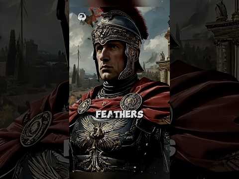 Why Did Roman Helmets Have Feathers? #history #romanhelmet #warclothes