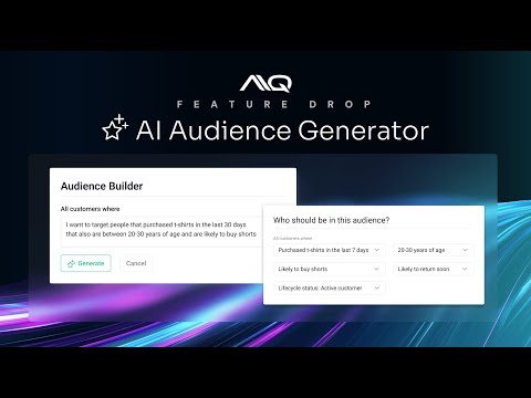 AIQ Product Session: Introducing AIQ's AI Powered Audience Generator