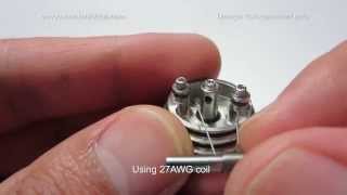 Derringer RDA by Praxis Vapors - clone replacement parts - Fasttech