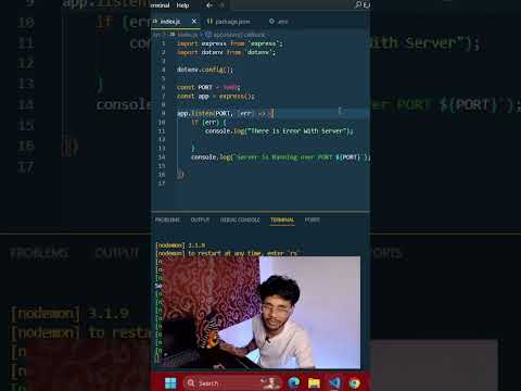 How to Use .env File in Node.js in 60 Seconds #codingsstudio #frontendcourse #webdevelopment #coding