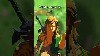 well, Link actually does talk