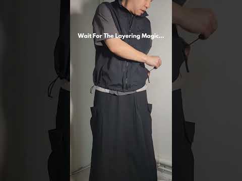 Here's Some Layering Magic ||  #techwear #fashion #techwearclothing #streetwear #vest