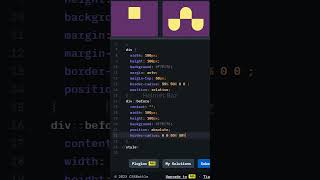 CCS Battle # 4 - Ups n Downs Tutorial - #ytshorts #cssbattle