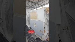 Toyota innova getting painted in Pearl white #bodyshop #carpaint #toyotainnova  Call 9915700130