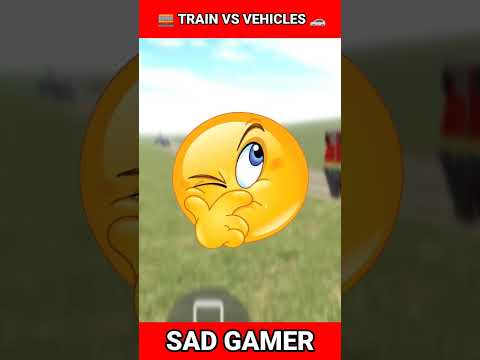 Train Vs Vehicles - Indian BIKE Driving 3D #shorts