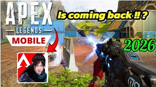 Apex Legends mobile is back ? 2026