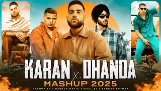 Karan Aujla X Dhanda Nyoliwala - The Gangsters Remix | 52 Bars X Underground X No Fluke| MashupMafia