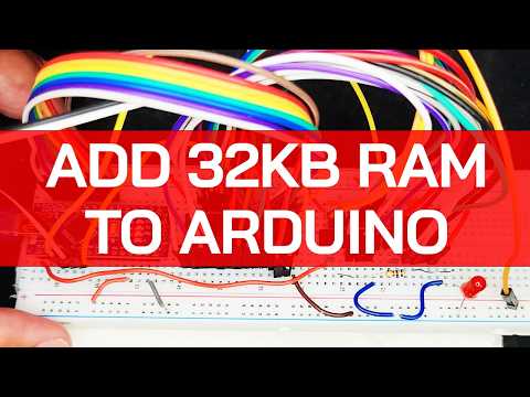 How to Add RAM to Arduino & Use It Through Code | With Shift Registers