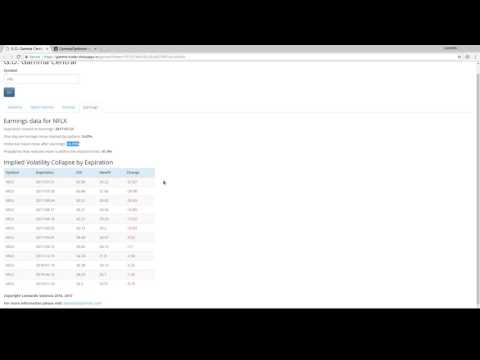 Earnings Simulator for the Gamma Central Tool