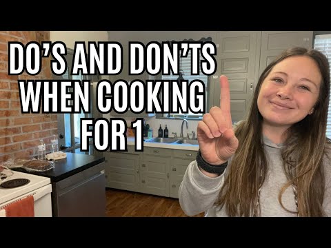 DO’S AND DON’TS WHEN COOKING FOR ONE | HOW TO COOK FOR 1 PERSON | COOKING FOR ONE