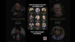 Meet the Legends Who Created Your Favorite Programming Languages! 💻🔥 #coding #codepeople #founders