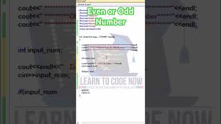 Find The number is Even or Odd. #programmingtips #codingandprogramming  #codinglife #computerscience