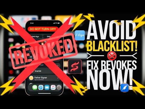 STOP Getting Blacklisted on iOS! 🔒 5 Tips to Keep Your Apps Signed (ESign, Scarlet, Feather Signer)