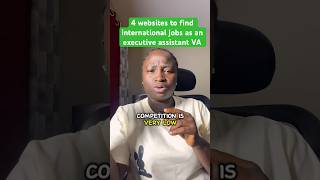 4 websites to land international jobs as an executive assistant VA #executiveassistant #remotejobs